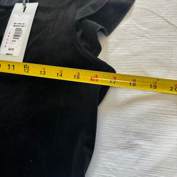 Only Black Velvet Ruffle Blouse - Picture 7 of 8